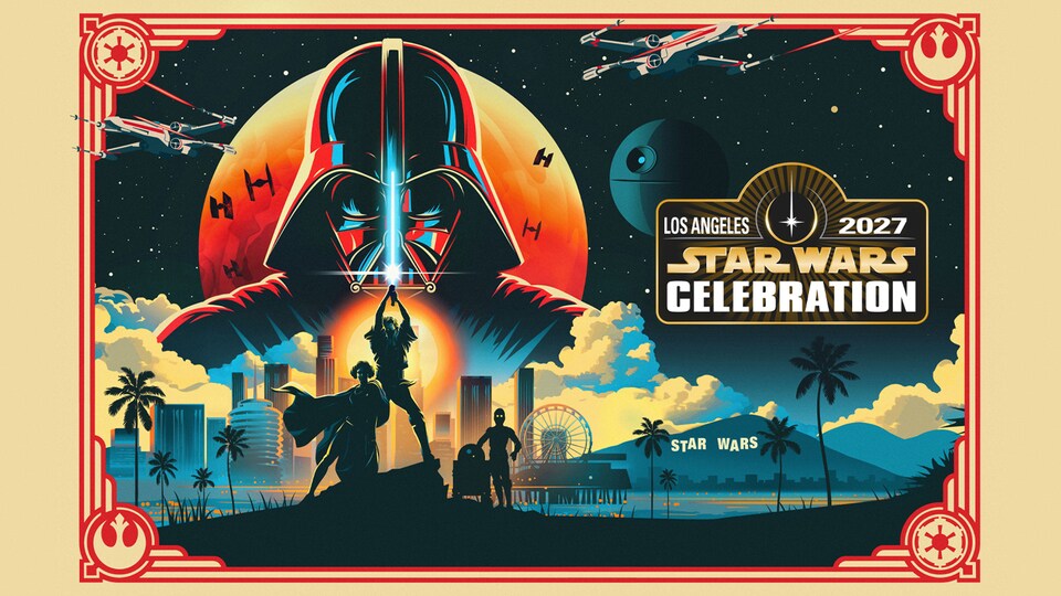 Star Wars Celebration LA 2027 Keyart